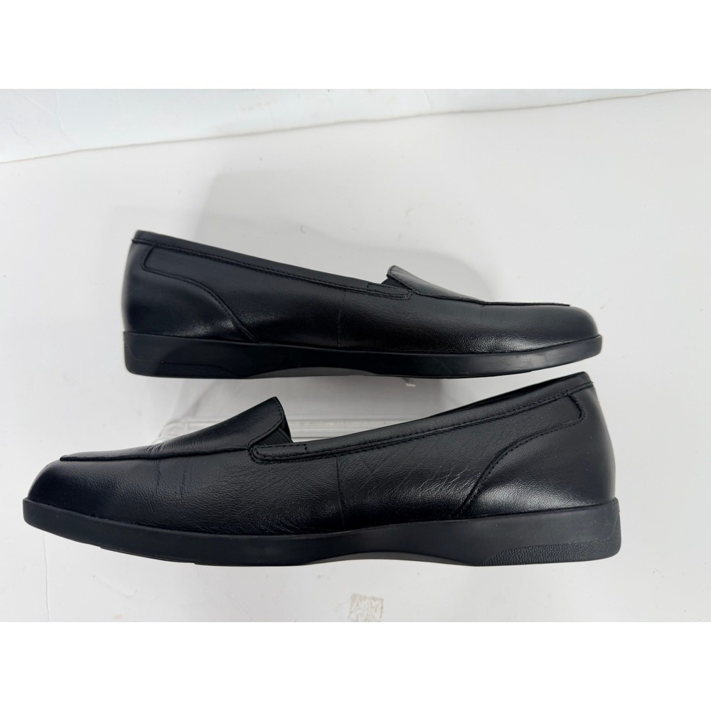 Easy Spirit DEVITT Women's Size 9 M Gray Leather Flats Loafers Preppy Comfort